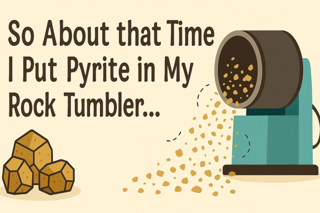 Whimsy Wednesday: The Great Pyrite Tumble Fiasco